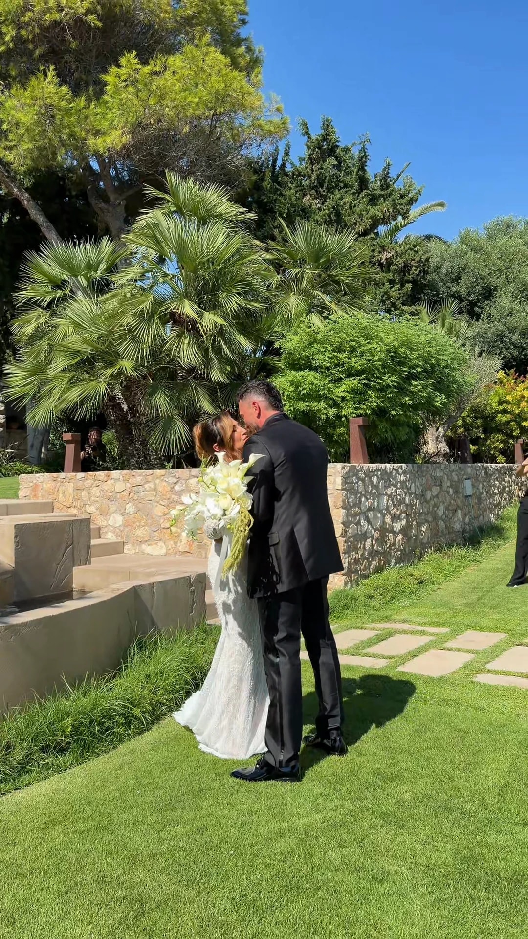 Boda de Abby & Scott en Xalet del Nin: el first look