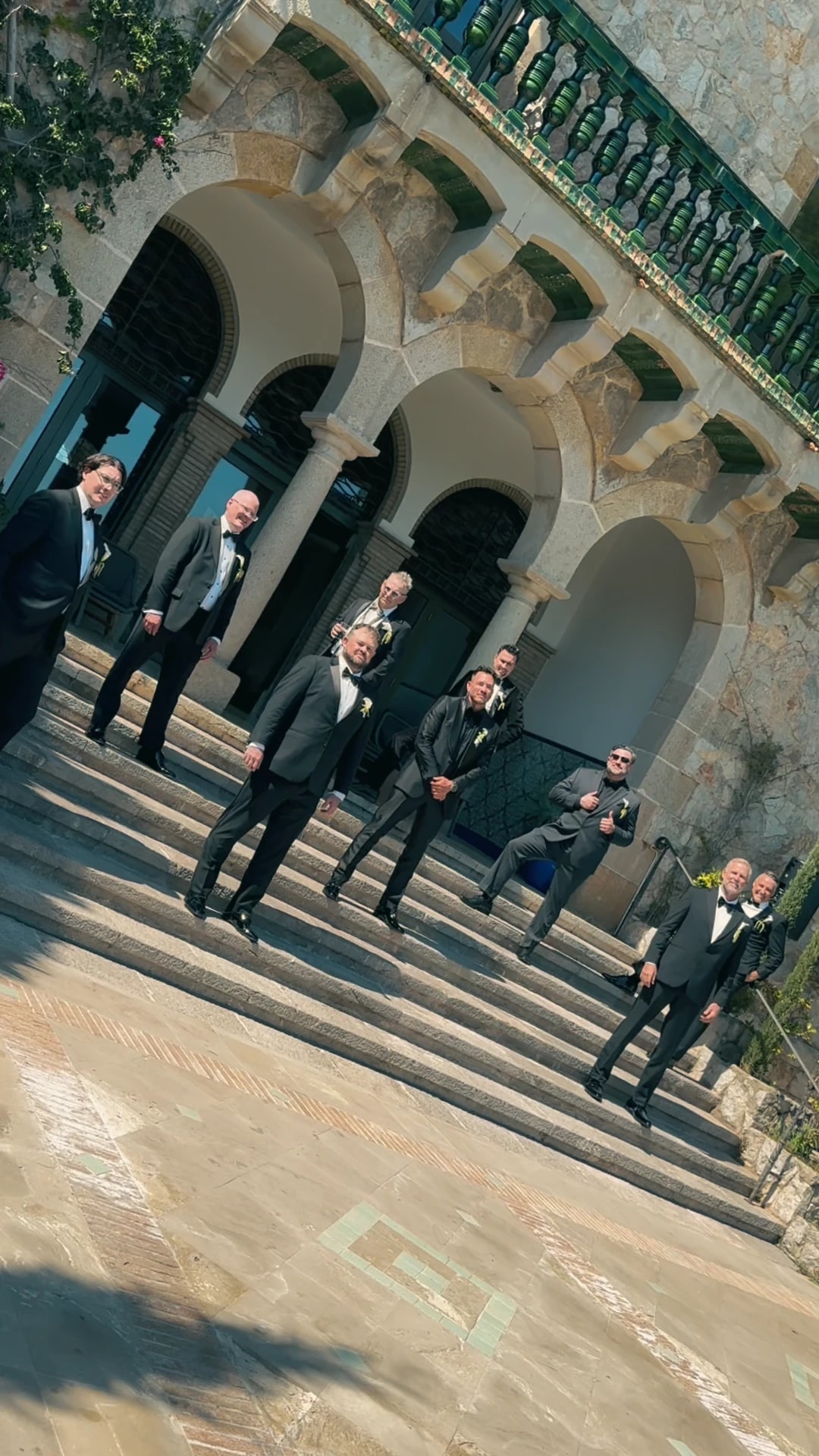 Boda de Abby & Scott en Xalet del Nin: los amigos del novio